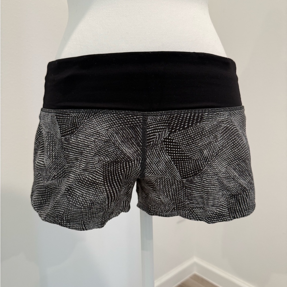 Stylish Black and Gray Women's Shorts